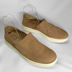 Eileen Fisher Slip On Nubuck Leather Sneakers Size 9